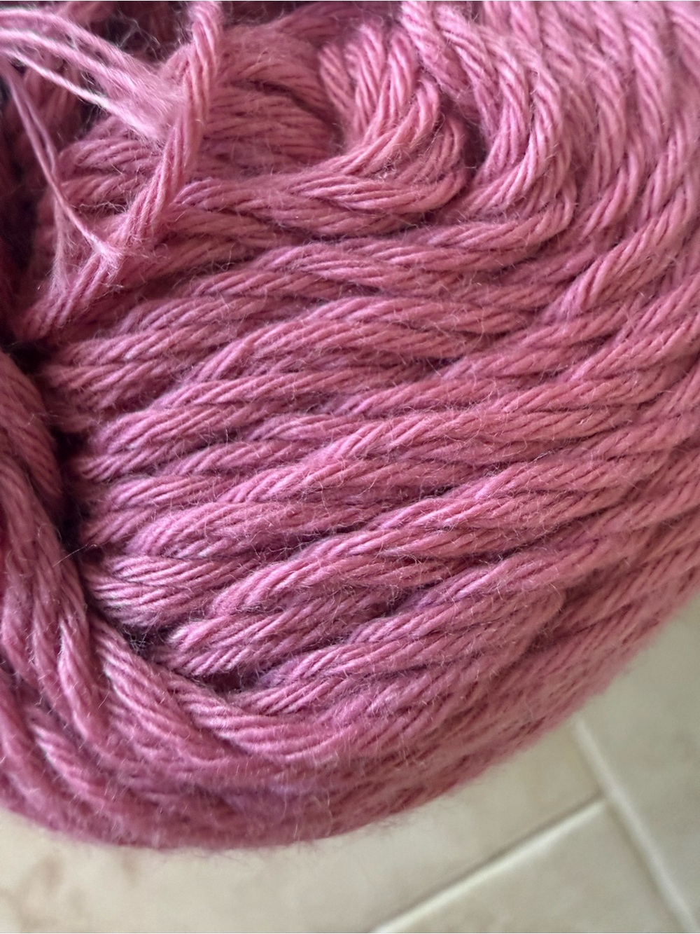 Scheepjes Whirlette Soft Pink Cotton/Acrylic Blend Yarn Rose - Picture 8 of 8